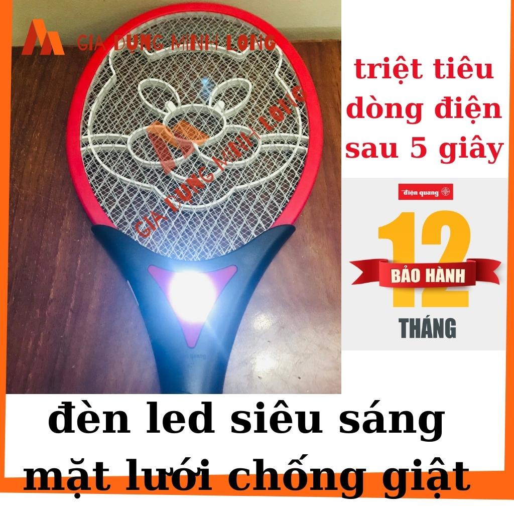 Vợt muỗi chống giật Điện Quang vợt đánh muỗi ĐQ EMR01 BLR (đen - đỏ)