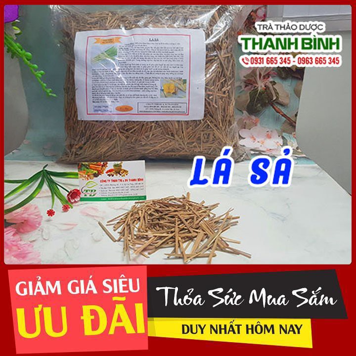 Lá Sả 100g - Hàng Sấy Khô - Thảo Dược Thanh Bình