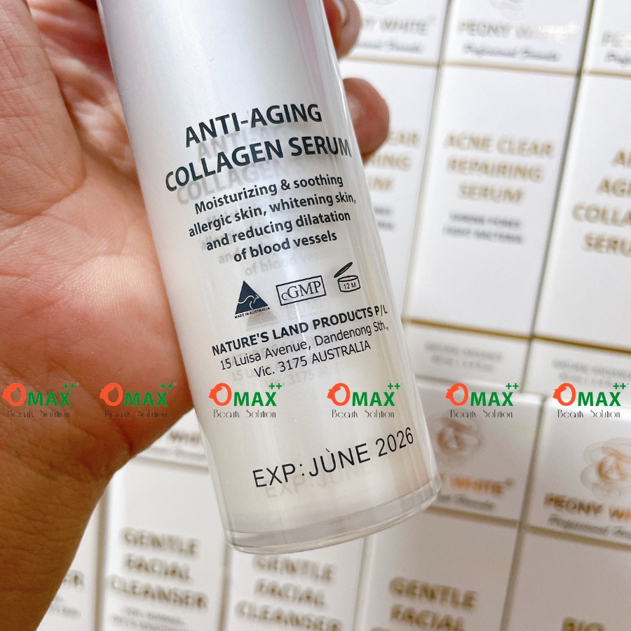 TINH CHẤT PEONY WHITE COLLAGEN - ANTI AGING - GIẢM THÂM NÁM - TÀN NHANG - ĐỒI MỒI - CHỐNG DỊ ỨNG - GIÃN MAO MẠCH 45ml