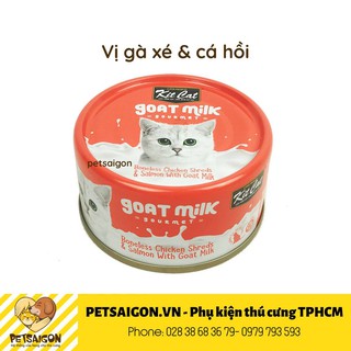 Pate Cho Mèo KitCat Sữa Dê Lon 70G