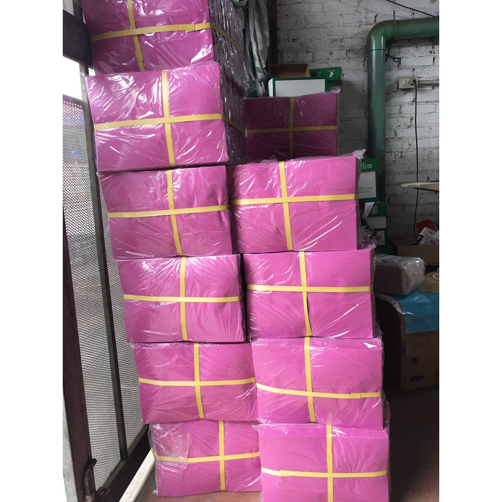 250 tờ bìa nội A4 màu xanh, đỏ, vàng chanh dùng để đóng sổ sách, bìa hoá đơn