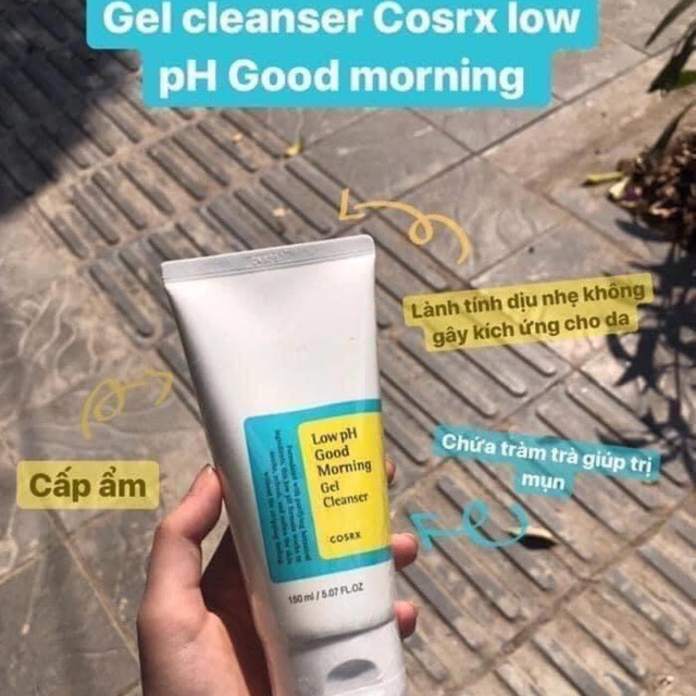 Sữa Rửa Mặt Tràm Trà Cosrx Low pH Good Morning Gel Cleanser 150ml