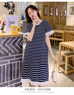 Váy kẻ cotton cho con ti 🤱