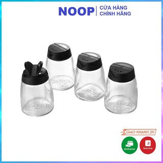 BỘ 4 LỌ ĐỰNG GIA VỊ THỦY TINH IKEA IK70