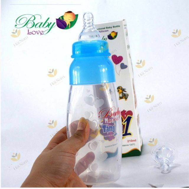 Bình sữa Baby love silicon