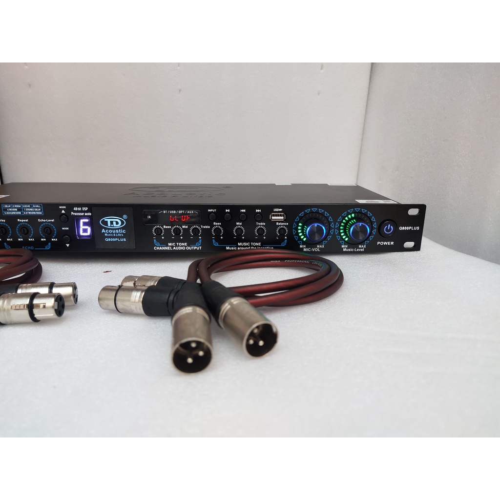 Vang cơ lai số TD Q800 Plus thế hệ mới 8 chế độ hát cài đặt sẵn karaoke gia đình rất hay