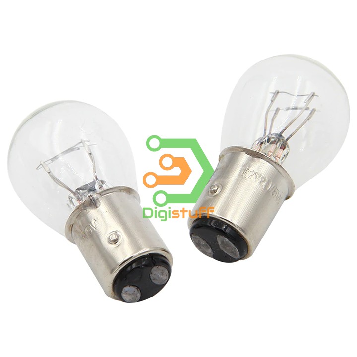 Đèn xi nhan demi đèn hậu dây tóc halogen công suất 21W chân 1157 12V 24V cho xe máy xe hơi