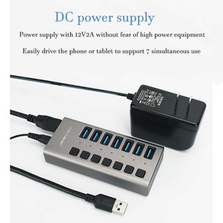 Hub Chia 7 Cổng Usb 3.0 12v
