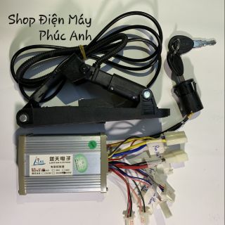 Bộ điều khiển tốc độ motor dc 24v 800w kèm chân ga