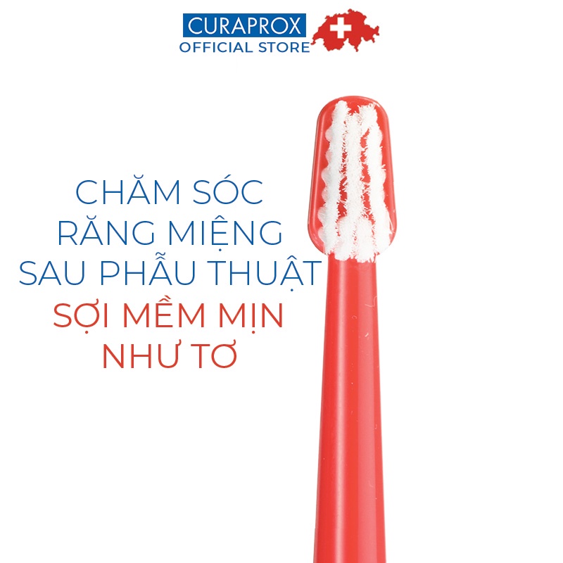 Bàn chải răng siêu mềm Curaprox Surgical Mega Soft Thụy Sĩ