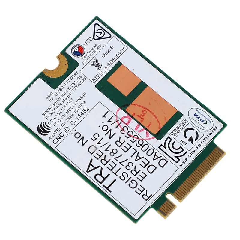 Lt4120 X5 Lte T77W595 796928-001 4g Wwan M.2 150mbps Lte Em Cho Hp Elite X2 840 850 G3 640 650 645 G2