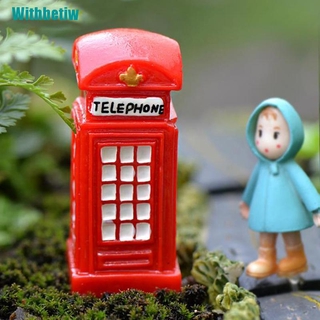 1 Mô Hình Bốt Điện Thoại Mini Trang Trí Cho Nhà Búp Bê