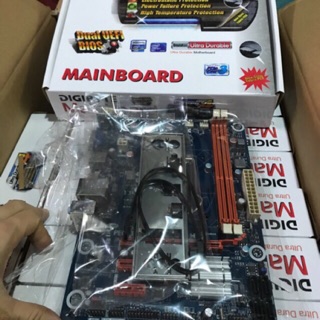 Main h61 socket 1155 mới full box + chặn + dây sata