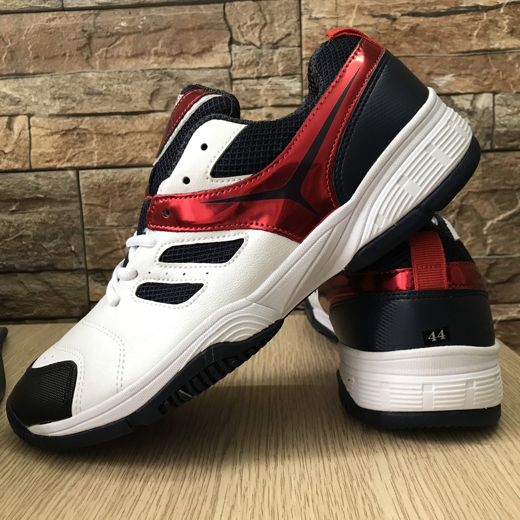 Giày tennis hỏa CP036 màu trắng đỏ