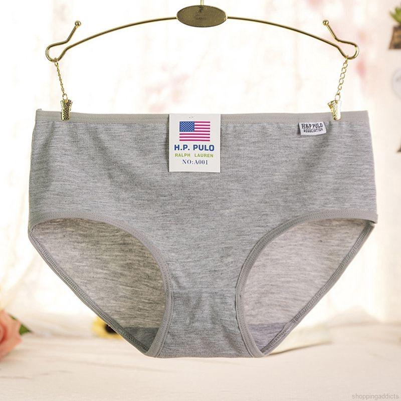 Quần lót cotton trơn màu thiết kế thoáng khí dành cho nữ | BigBuy360 - bigbuy360.vn