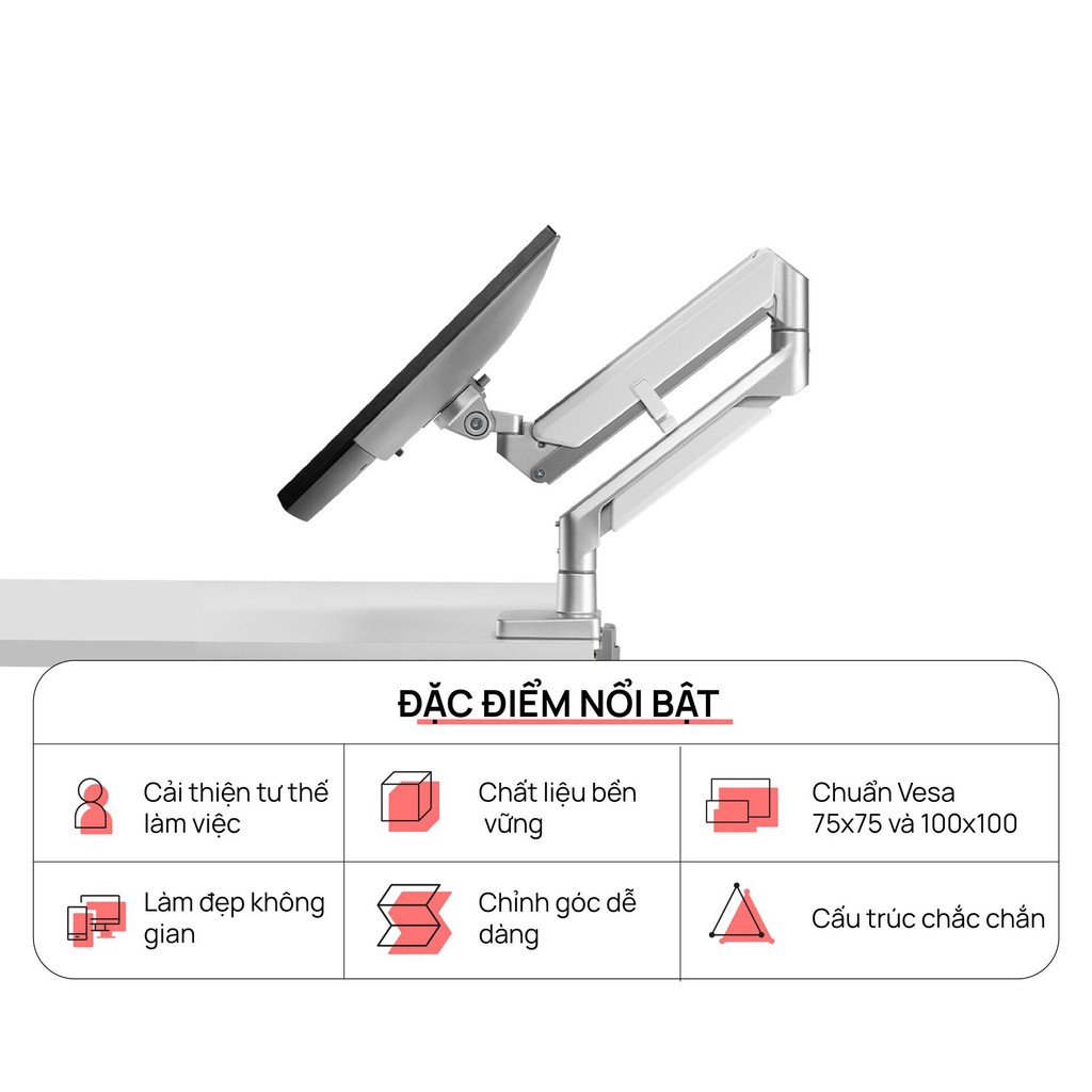 Giá treo màn hình Human Motion T2 (Arm Monitor) | WebRaoVat - webraovat.net.vn