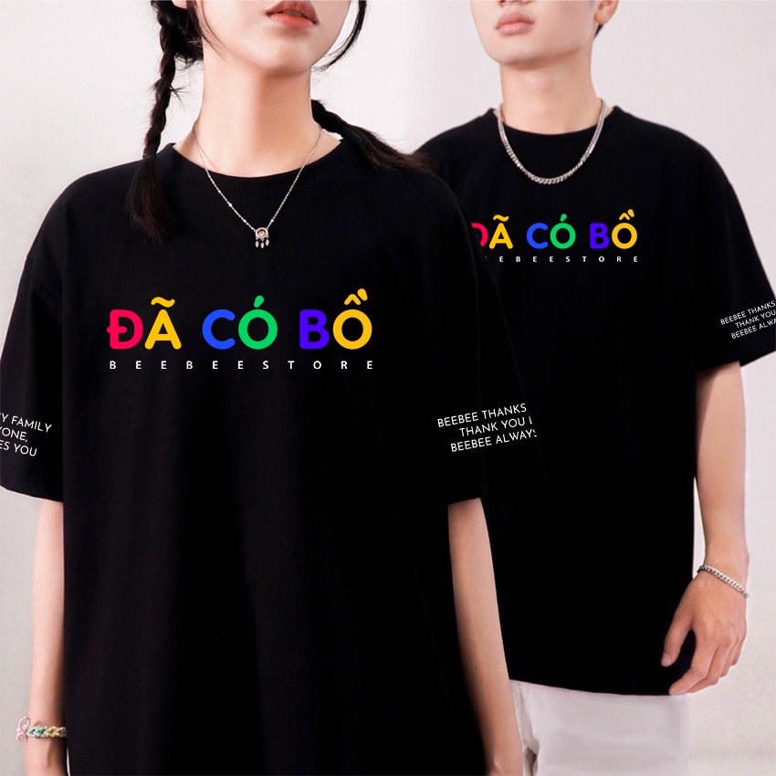 Áo Thun Unisex BEEBEE 100% Cotton Đã có bồ-DCB001