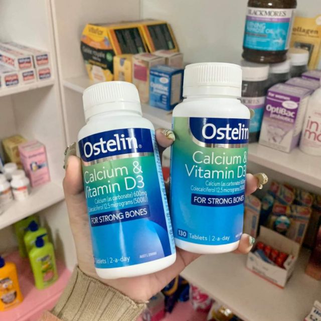 Calcium và Vitamin D3 cho mẹ bầu OSTELIN Hộp 130v