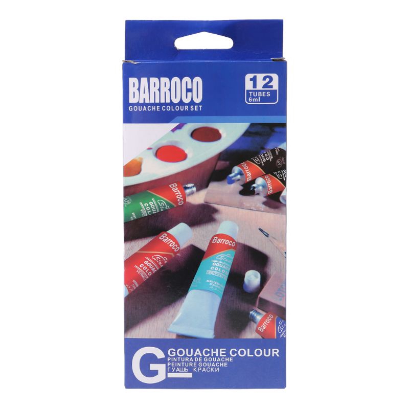 Bộ 12 Tuýp Màu 6ml+cọ Vẽ