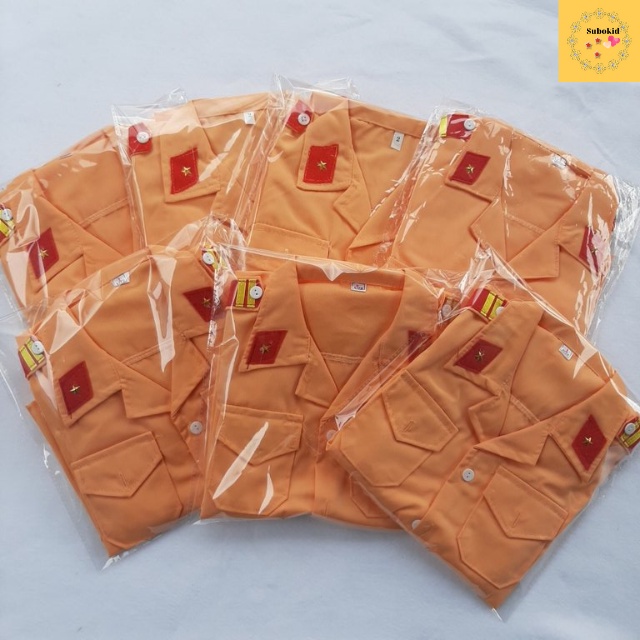 Bộ Quần Áo Giao Thông Trẻ Em - Đồ Canh Sat Không Phụ Kiện Cho Bé Trai Bé Gái