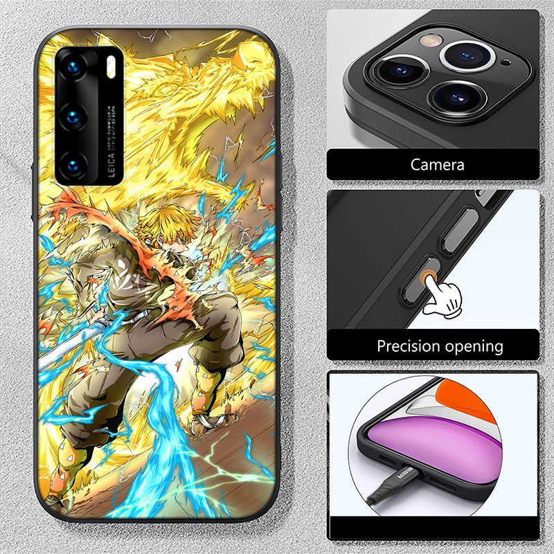 Ốp Điện Thoại Silicon Mềm In Hình Nhân Vật Anime Demon Slayer Cho Xiaomi Redmi Note 9 Pro Max 9T 9C 9S Prime NFC OI32