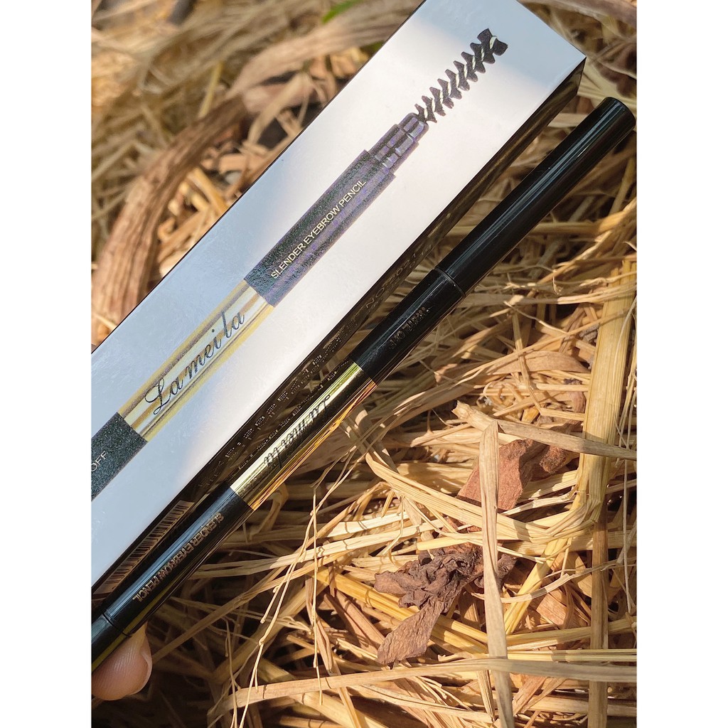 Chì Kẻ Mày 2 Đầu Lameila Đen Vàng 2021 Nội Địa chính hãng chuẩn màu sỉ tốt - GIÁ GỐC 12