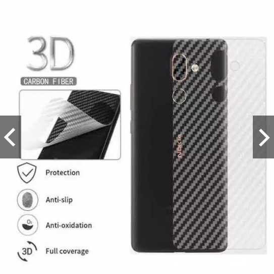 [Samsung J2 / J2 Core / J2 Pro / J2 Prime / J3 / J3 Pro / J4 2018 / J4 +] Mặt sau da carbon trong su