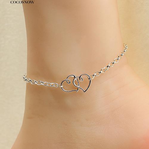 Lắc chân hình trái tim xinh xắn dễ thương dành cho nữ | BigBuy360 - bigbuy360.vn