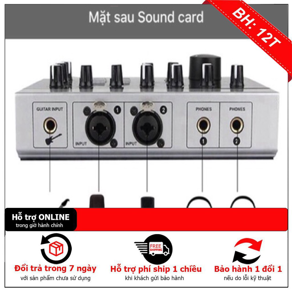 [ HÀNG CHẤT LƯỢNG] Sound card U16K MK3 hay Sound card USB Alctron U16K MKIII tích hợp nguồn 48V dùng cho tất cả các dong