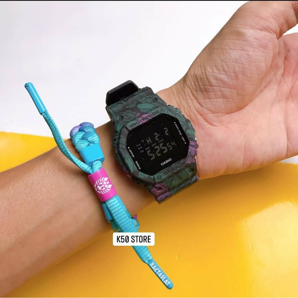 Đồng hồ nam Casio Gshock DW5600_FLORAL – Full box Nam tính, 42mm, Đen huyền ảo -ME_WATCH | BigBuy360 - bigbuy360.vn