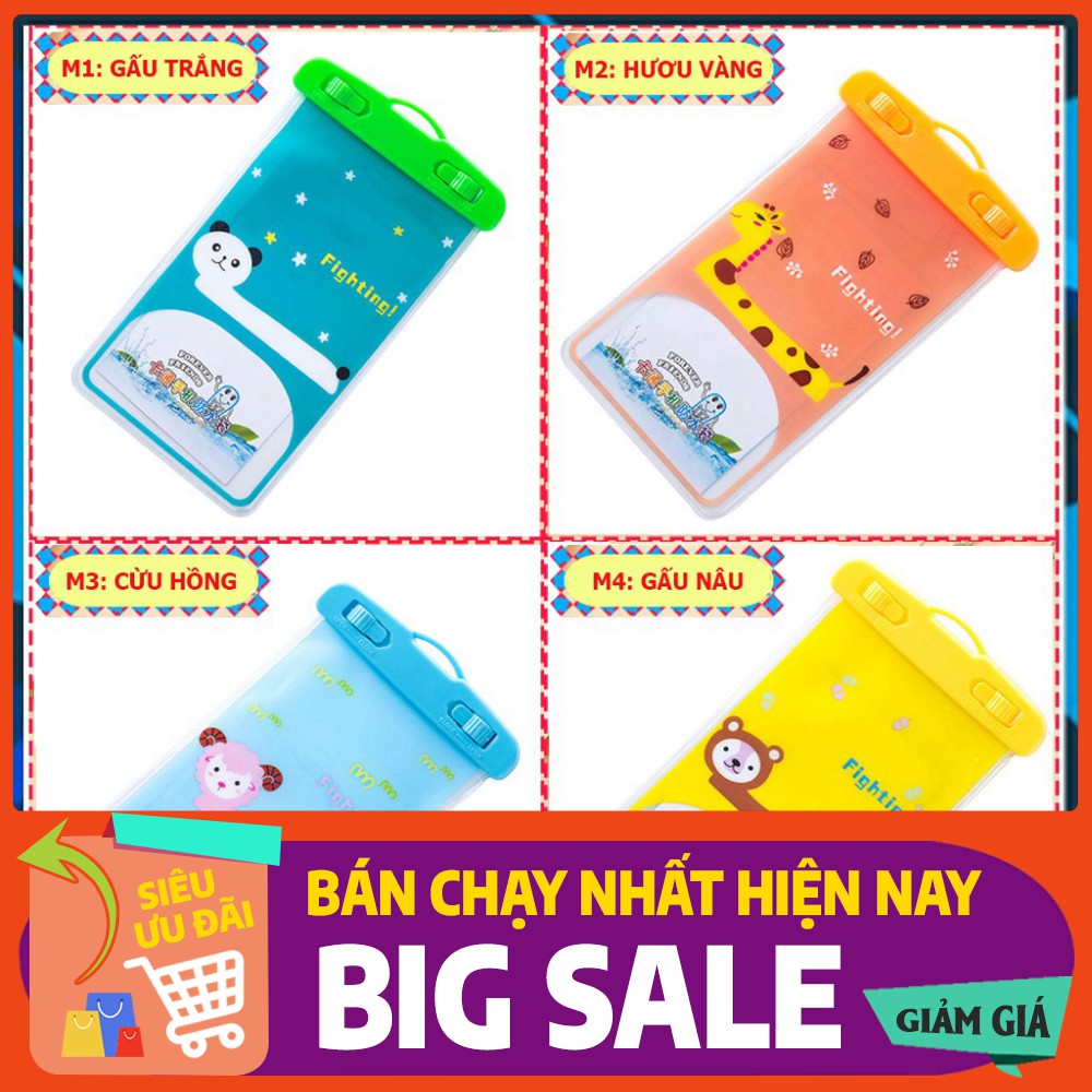 [Mã LIFE0704ALL giảm 10% đơn 50K] Túi đựng chống nước túi đựng điện thoại hình thú - Awifi Case G1-4