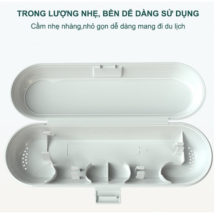 Hộp Đựng Bàn Chải Điện Chất Liệu Nhựa ABS An Toàn Dùng Để Đựng Bàn Chải Khi Du Lịch Bảo Quản Bàn Chải - HDB01