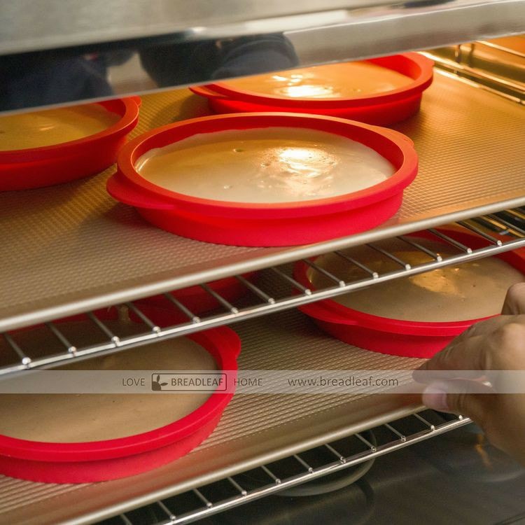 Khuôn Silicon Tròn Nướng Bánh Breadleaf 6 &amp; 8inch