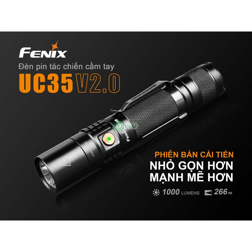 CHÍNH HÃNG PHÂN PHỐI - Đèn Pin Fenix - UC35 V2.0 - 1000 Lumens