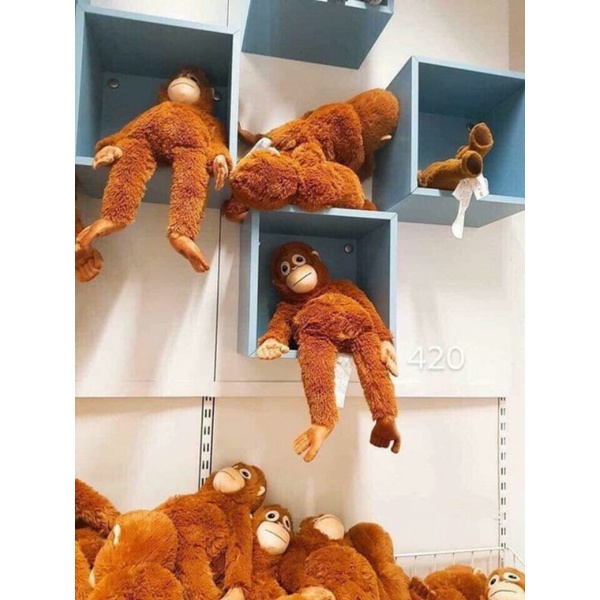 Gấu bông con khỉ Ikea chính hãng 100%