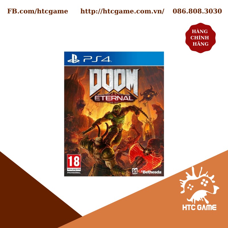 Đĩa game DOOM ETERNAL dành cho máy PS4 / PS5