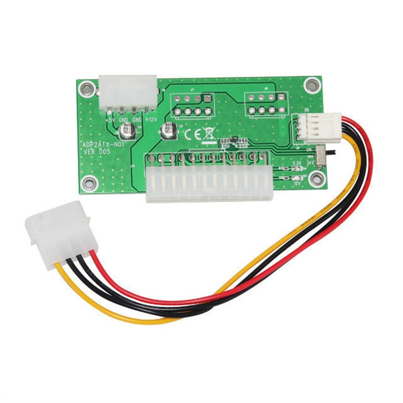 Thẻ Đồ Họa Mở Rộng Chuyển Đổi Nguồn Điện 24Pin Sang 4Pin Atx