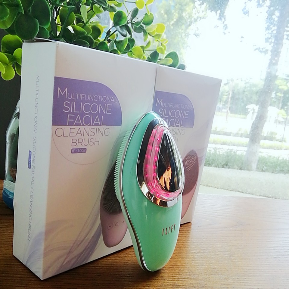 Máy rửa mặt ILIFT tích hợp làm đẹp bằng sóng siêu âm tần số cao EMS thon gọn khuôn mặt 💮 | BigBuy360 - bigbuy360.vn