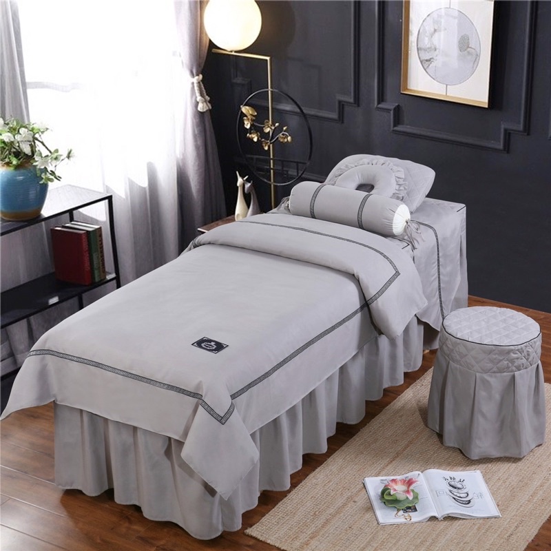 Bộ ga giường 4 món cotton