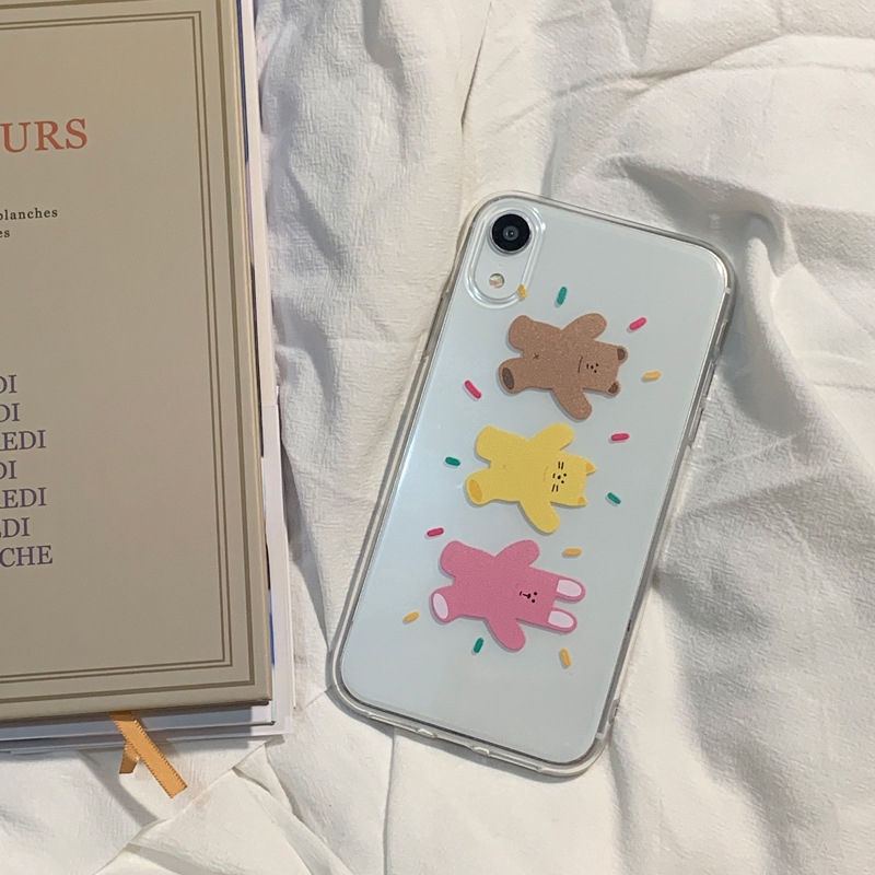 Ốp điện thoại hình gấu đáng yêu 214 cho IPHONE 5/5S/6/6PLUS/6S/6S PLUS/6/7/7PLUS/8/8PLUS/X/XS/XS MAX/11/11 PRO/PROMAX | BigBuy360 - bigbuy360.vn