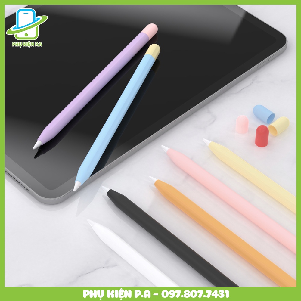 Ốp case silicon bảo vệ cho bút Apple Pencil 1 và Pencil 2