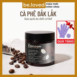 Tẩy tế bào chết Cocoon cho body chiết xuất cà phê Đắk Lăk 200ml,tẩy da toàn thân cho cơ thể sáng mịn -BELOVED