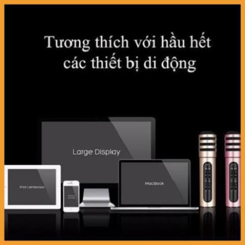 Micro Livestream C7  Loại 1, Full Thu Âm Hát Karaoke Livestream 3 in 1 - Chính hãng - Bh 12 tháng 🍁FREESHIP🍁