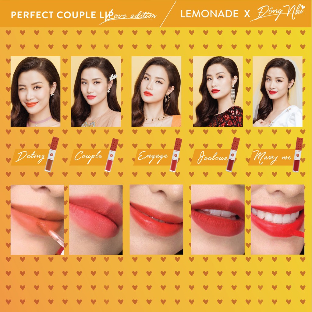 Combo 2 son kem lì Lemonade Perfect Couple Lip Love Edition 7.5g và Want It Got It Lipcream 5g | BigBuy360 - bigbuy360.vn