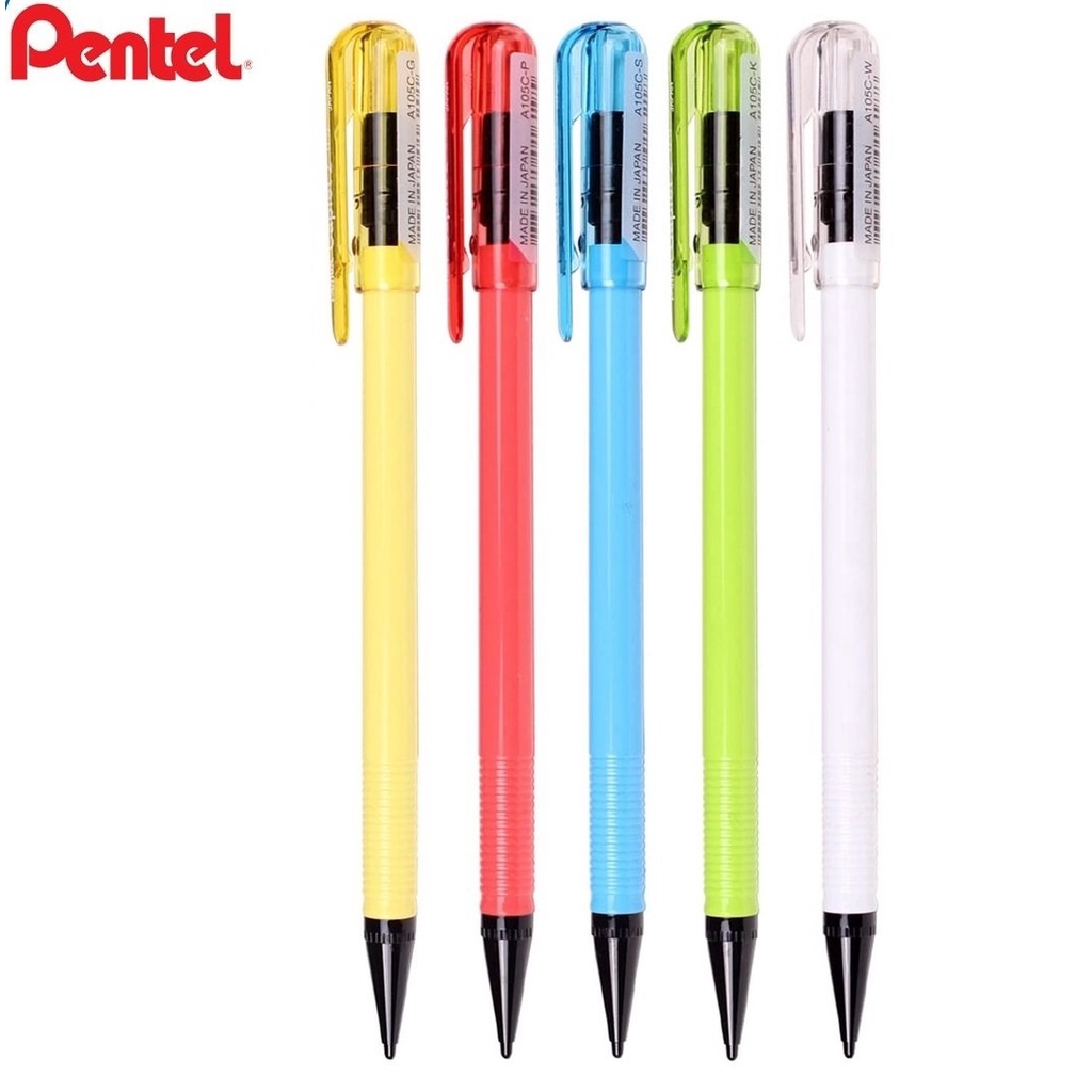 Bút chì kim Pentel Caplet màu Neon A105C ngòi 0.5mm