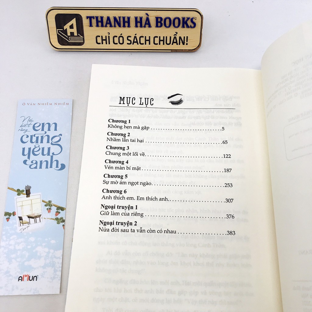 Sách - Nếu Biết Rằng Em Cũng Yêu Anh (Kèm bookmark)