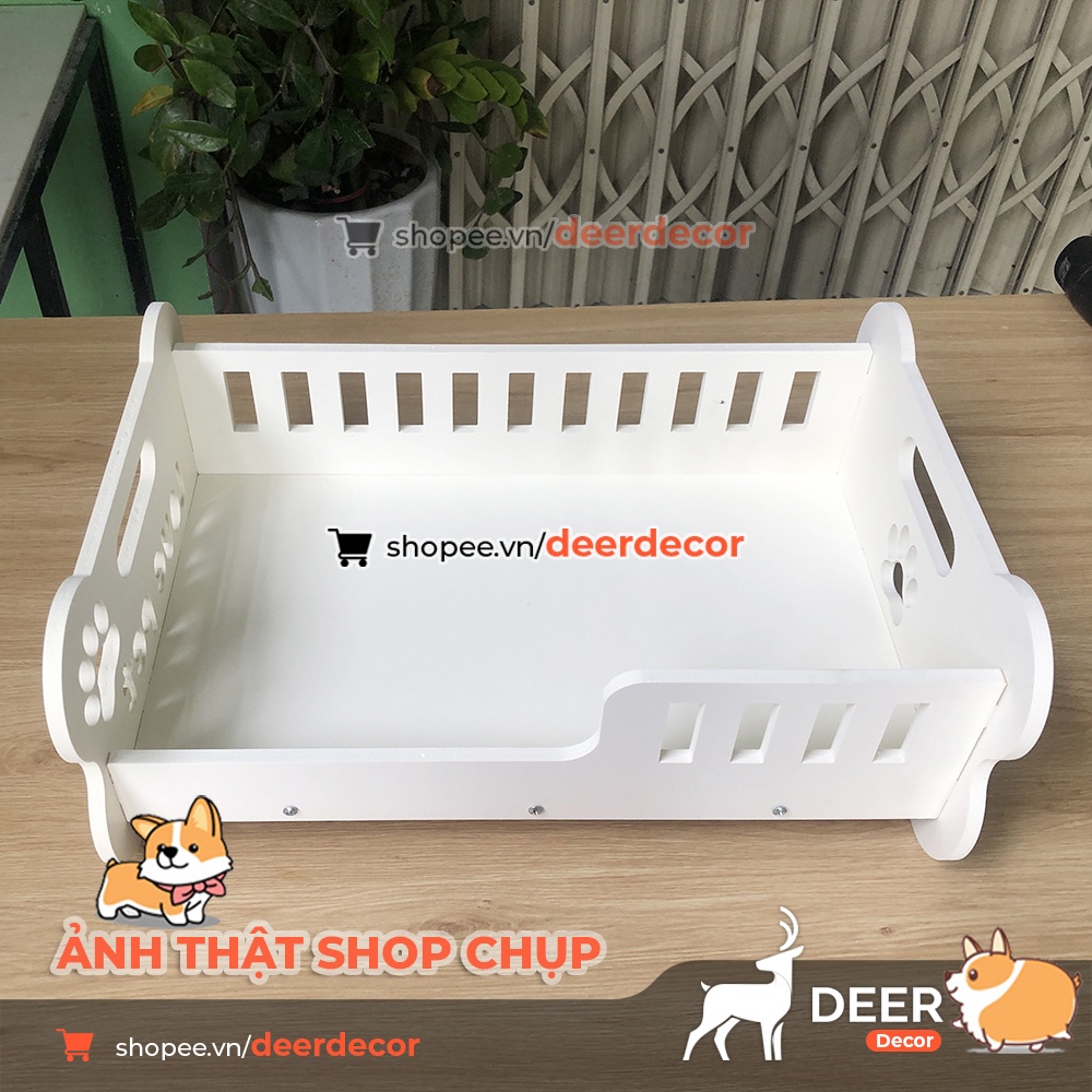 Giường Ngủ Cho Thú Cưng - Giường Ngủ Chó Mèo Sang Chảnh - Deer Decor - Petbed1