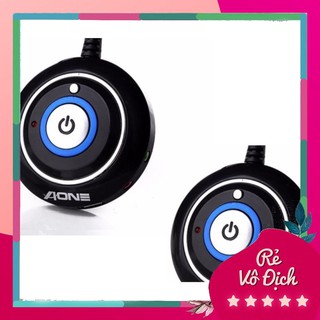 Nút nguồn máy tính aone tròn usb audio - loại dán
