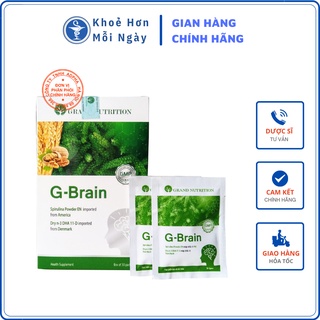 (MUA 3 TẶNG 1) CỐM TRÍ NÃO  G- BRAIN_Bổ sung DHA và các Vitamin hỗ trợ phát triển não bộ, tăng cường sức đề kháng
