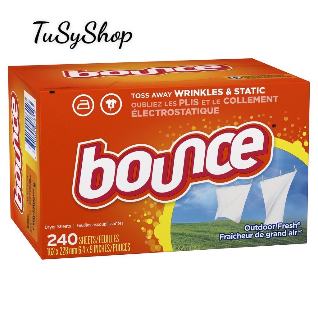 Giấy thơm quần áo Bounce của Mỹ - lẻ 1-10 tờ (mùi thơm như nước hoa)